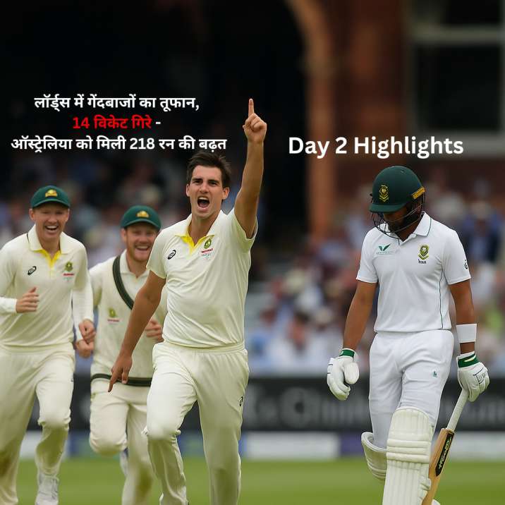 Day 2 WTC फाइनल 2025: ऑस्ट्रेलिया बनाम साउथ अफ्रीका